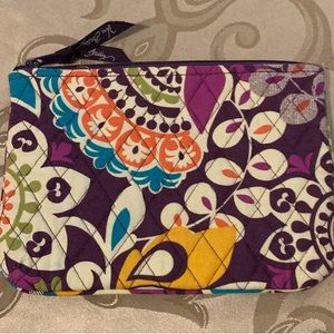 Vera Bradley Plum crazy pouch